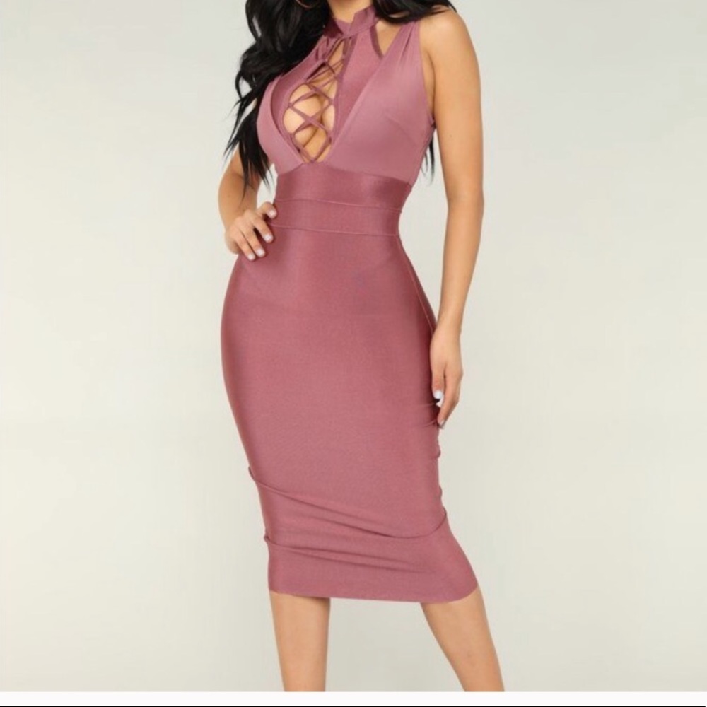 Fashion nova bandage dress-new
